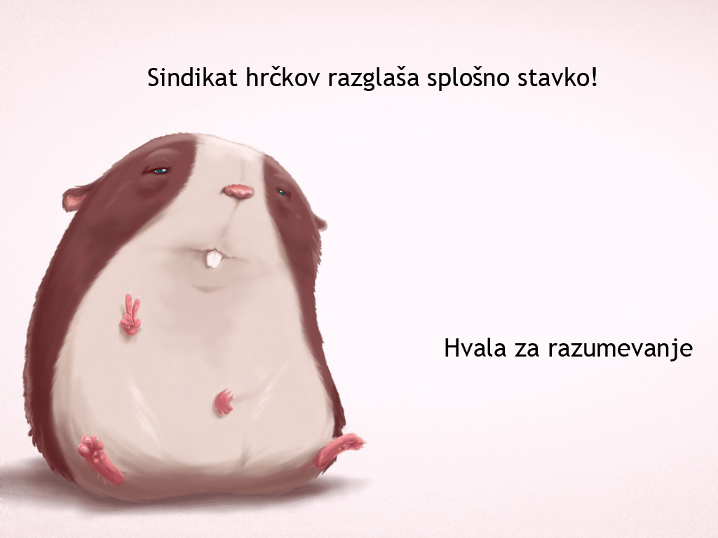 Hrcek strajka